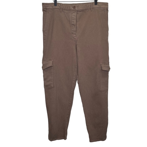Aritzia Wilfred Free Modern Cargo Pant Size 16 Neutral Minimalist Casual - Picture 5 of 16